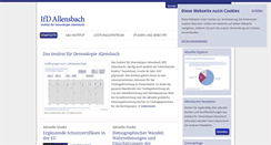 Desktop Screenshot of ifd-allensbach.de