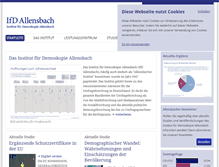Tablet Screenshot of ifd-allensbach.de